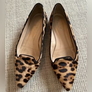 J.Crew Pony Hair Leopard Flat